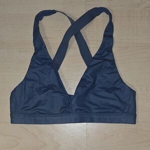 Women's PINK Victoria's Secret Navy Blue Cross-Back Bralette Size: Small